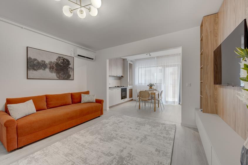 Studio dublu complet mobilat NOU | orientare SUD | HILS Republica