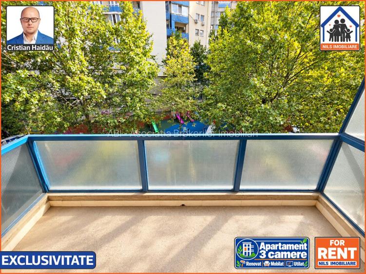 Apartament 3 camere, 2 bai, 3 balcoane | Renovat | Mobilat | Utilat - 10