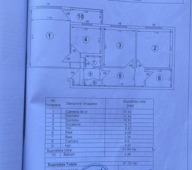 🔥 3 camere decomandat – Steaua | Lângă Școala Nr. 11 | Etaj 4 cu acoperiș