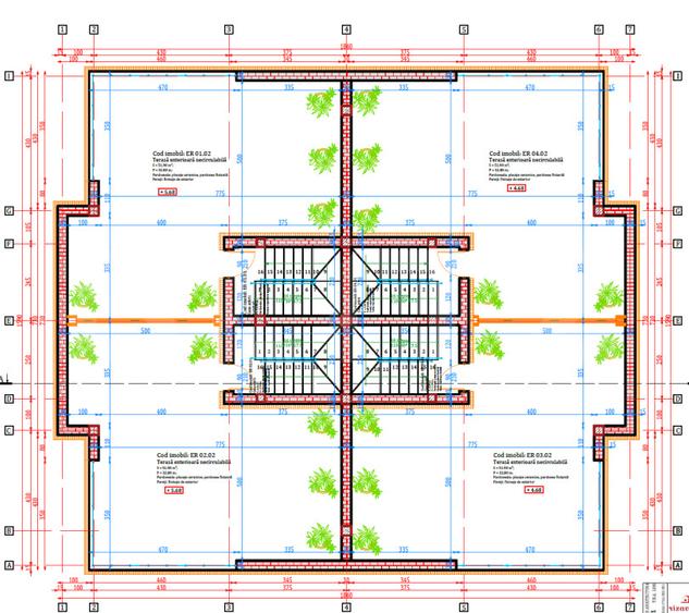 Teren intravilan, 10 ari cu autorizatie constructie, P+1+ER - 4 apartamente