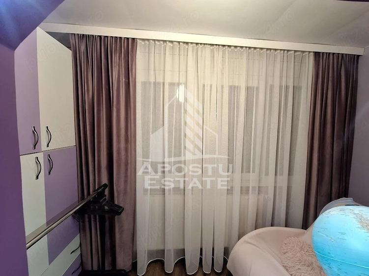 Apartament decomandat,4 camere,2bai,etaj 1 Lipovei,mobilat si utilat