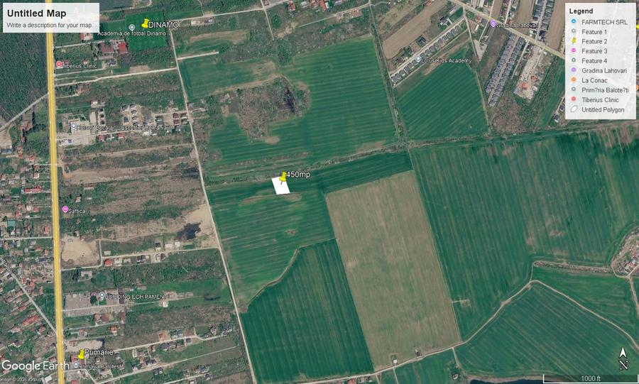 Balotesti Albinelor 450mp 15900 euro