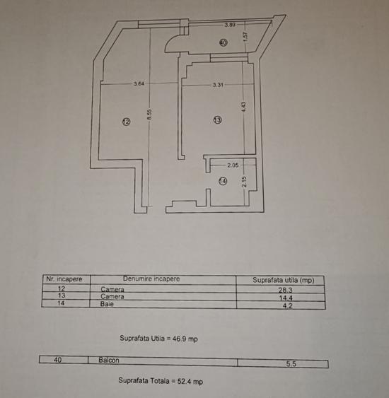 Apartament cu vedere la mare in Building Stefan Resort