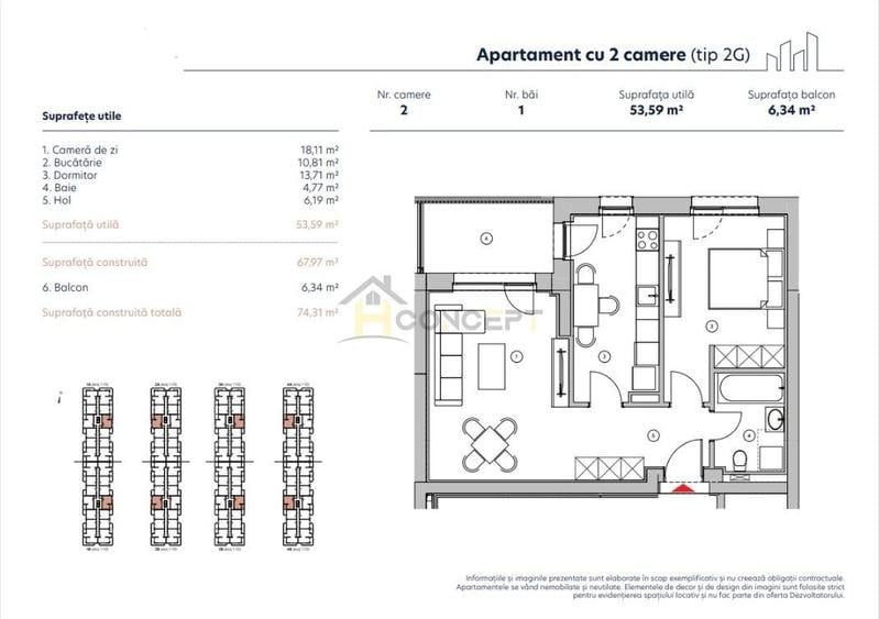 Apartament cu 2 camere, Pipera, acces facil A3
