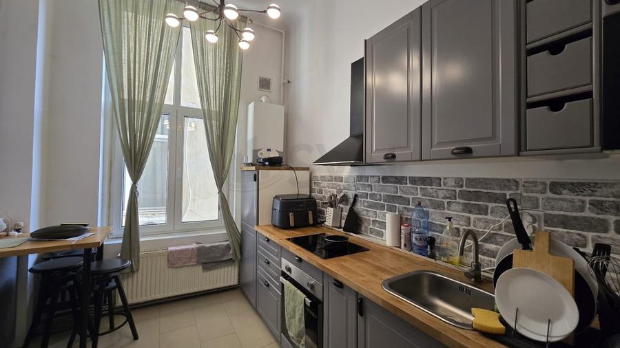REA1027543 Garsoniera cu centrala proprie l complet mobilata si utilata l Univer