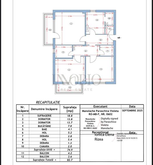 Apartament 3 Camere | Otopeni | Str. Floare de Cais - 15