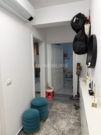 Apartament 2 camere decomandat/mobilat+utilat/etaj 2/3 - 3