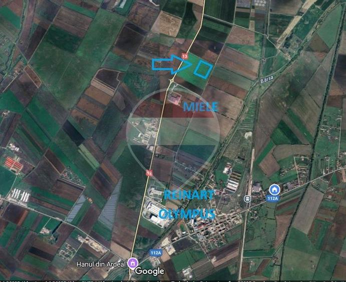 Teren industrial de vânzare – DN13, Feldioara, Brasov!