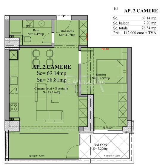2 camere - Sebastian - Predare in 2027 - 2