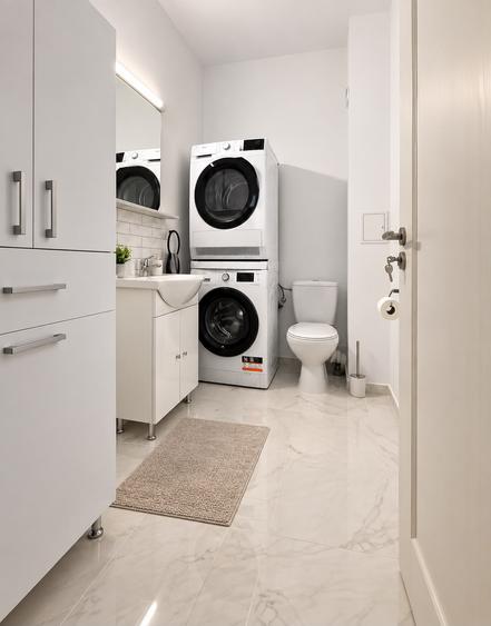 Apartament cu 3 camere, 69 mp, mobilat, 2 băi, balcon, parcare