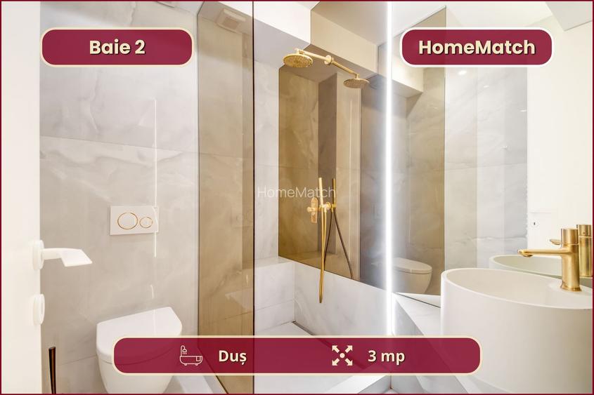 Cortina North || 3 camere || 2 dormitoare || Parcare - 12
