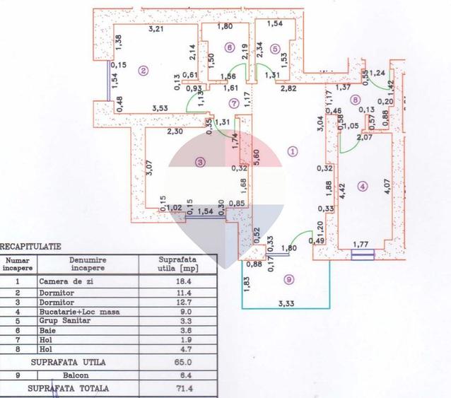 Apartament 3 camere + parcare de închiriat | Tineretului | Vacaresti - 13