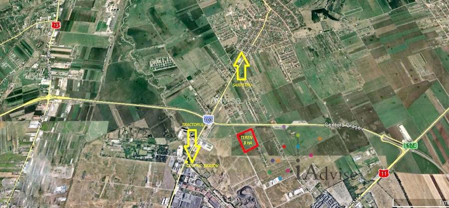 Teren intravilan str. Narciselor bulevardul Brasov-Sanpetru - 2