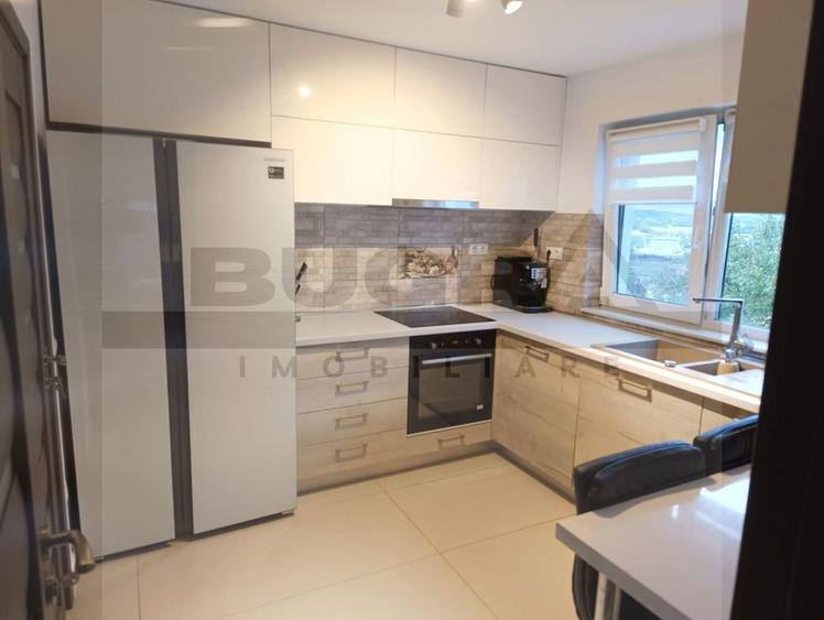 Casa individuala la cheie, 3 camere, 70 mp+425 teren, garaj,Sannicoara