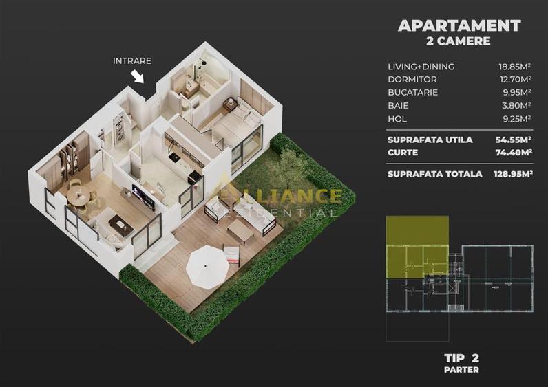 Ame Residence Exclusivitate Proiect nou ap 2 si 3 camere