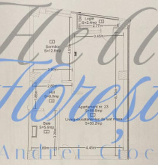 Apartament 2 camere, 56,68mp | Zona Dambul Rotund | Cluj-Napoca |