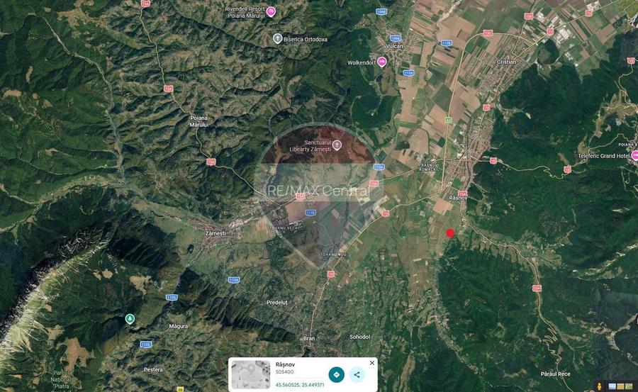 Teren intravilan Rasnov Glajerie, 2631mp, PUZ aprobat - 2