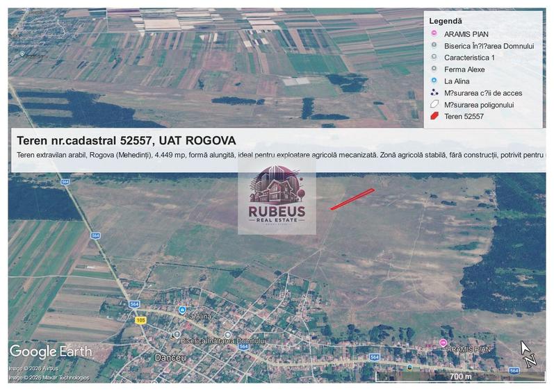 💎 BEST BUY AGRICOL: 1 HECTAR TEREN ROGOVA | CADUSTRU EFECTUAT | PREȚ