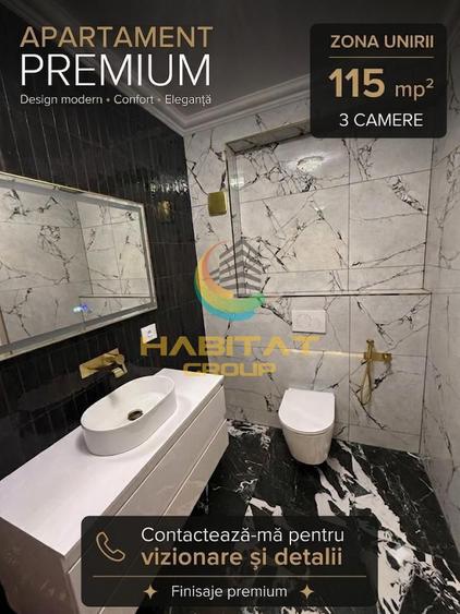 Complex NOU 2023 Langa Piata Unirii & Tineretului 3 Camere 112,8mp