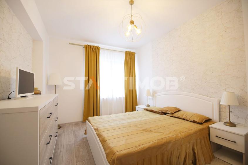 Apartament mobilat 3 camere cu parcare subterana