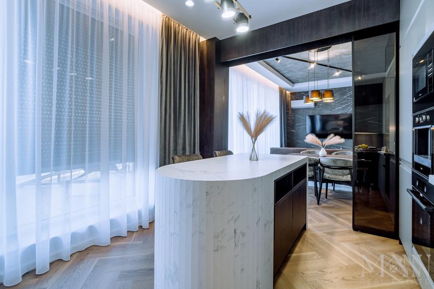 Penthouse elegant de inchiriat | 3 camere & terasa | Bloc Verde, Cantemir