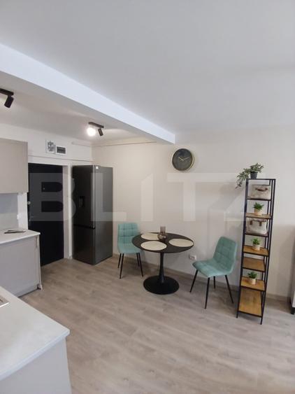 Apartament 2 camere open space, utilat si mobilat modern