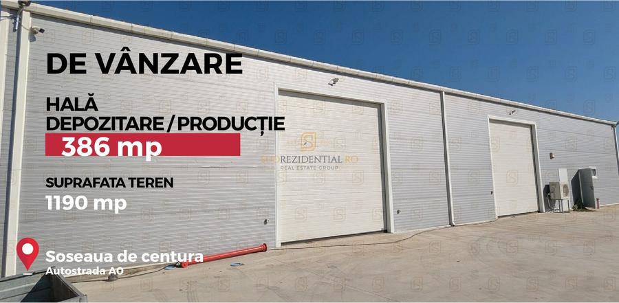 Hala industriala productie, localizare strategica in Popesti Leordeni