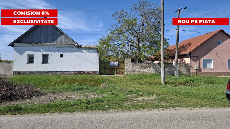 Casa pentru renovare in Nadlac cu teren 1472mp