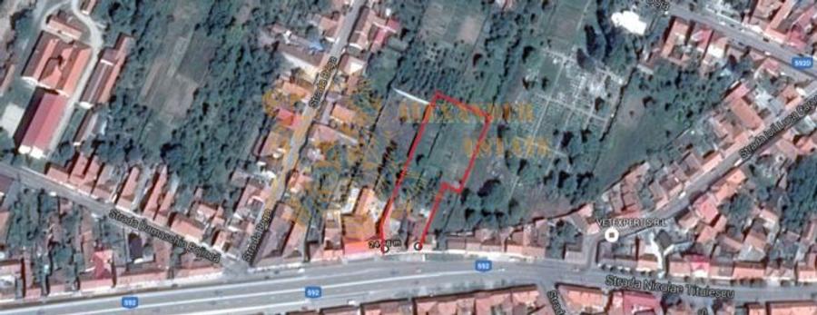 Teren central la asfalt cu toate utilitatile, Lugoj