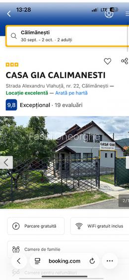 De vănzare casă - pensiune în stațiunea Călimănești Caciulata