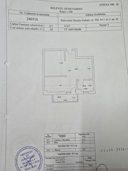 Vânzare Apartament 2 camere în Theodor Pallady Bloc 2025