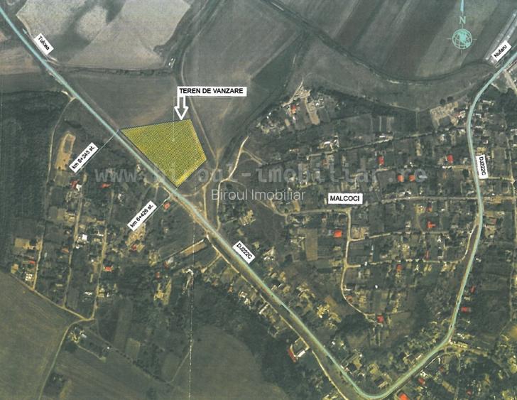 Teren Intravilan la Sosea  - 17.000mp - Tulcea cu PUZ si utilitati Comision 0% - 2