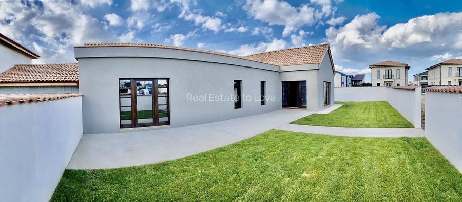 Vilă noua mediteraneană, cartier cu ponton la lac, peninsula Balotesti - 6
