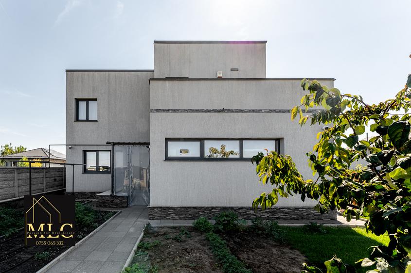 Casă modernă 202 mp utili | Teren 874 mp | Foișor 79 mp | Livadă | Fotovoltaice