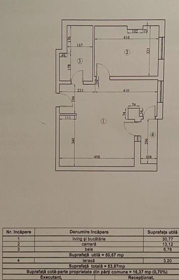Apartament 2 camere-de vanzare-zona Decebal