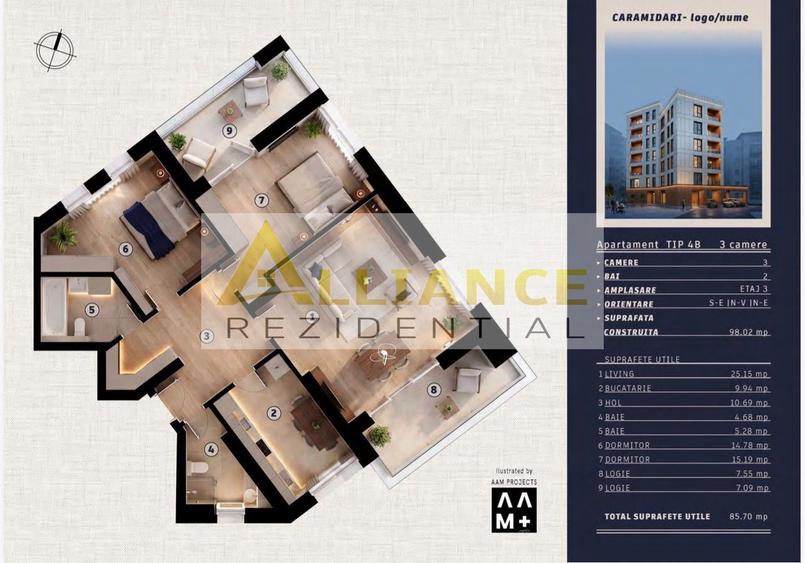 10 MINUTE METROU TIMPURI NOI - APARTAMENTE DE VANZARE