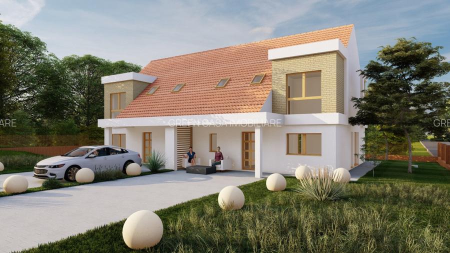 Duplex de vânzare, 118mp utili, 325mp teren Chinteni - 6