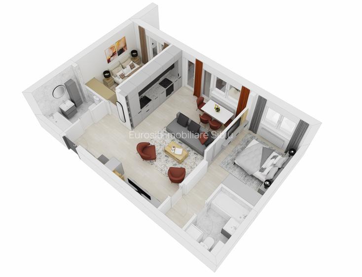 Apartament 3 camere intabulat de vanzare pe Doamna Stanca cu vedere spre parc - 19