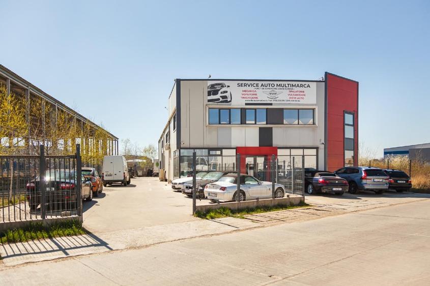 Spațiu industrial modern – service auto complet echipat – Mogoșoaia