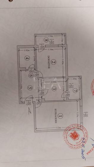 2 camere transformat in 3 | Et.1 | Apusului