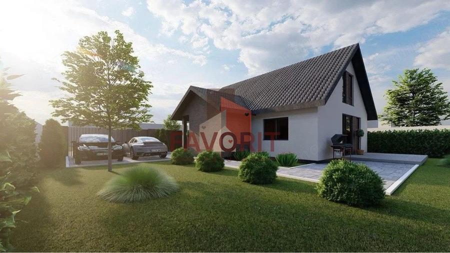 Casa individuala 5 camere | 2 Bai | Teren 520mp | Giroc