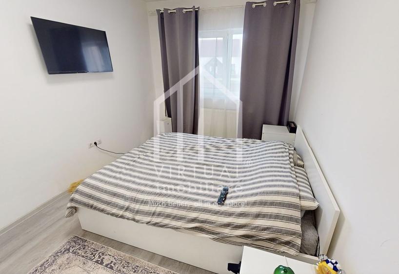 Apartament cu 3 camere, 58mp utili + curte 74mp, parcare, Selimbar