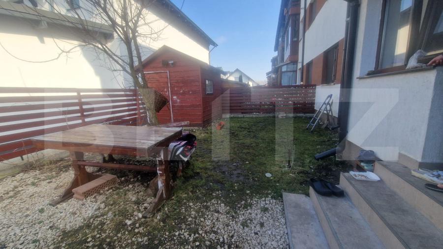 Apartament 2 camere cu gradina ,mobilat, utilat, se doreste si schimb cu casa
