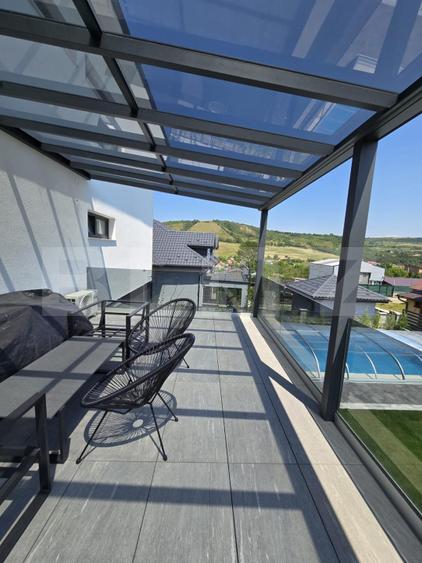 Vila premium cu piscina si spa, 350mp, 760mp teren, Chinteni