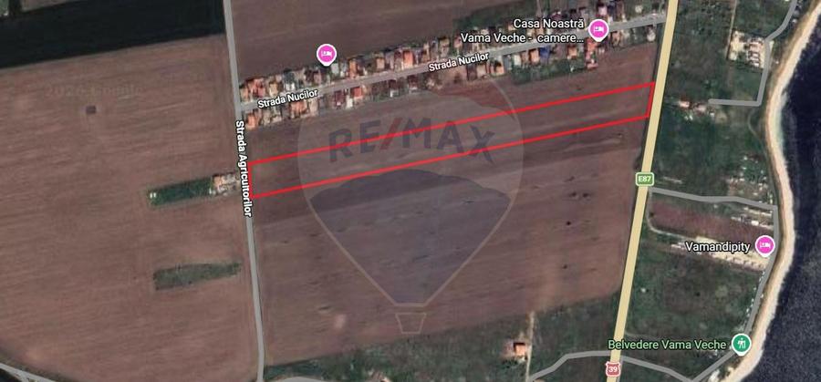 Teren intravilan 1,95 ha Vama Veche