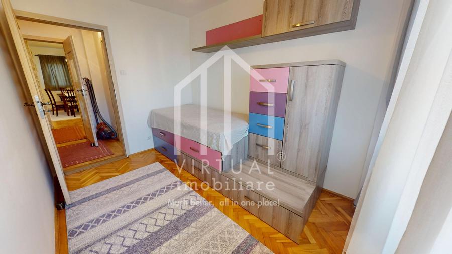 Ap cu 3 camere, 80mp utili+balcon, pivnita,renovat, Cal. Dumbravii