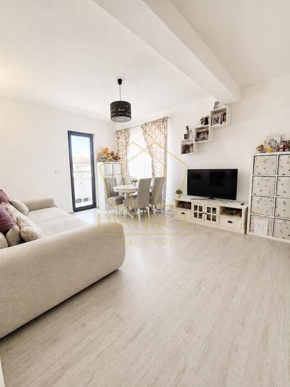 Apartament cu 2 camere si bucatarie inchisa, terasa de 17mp la etajul 2 in Giroc