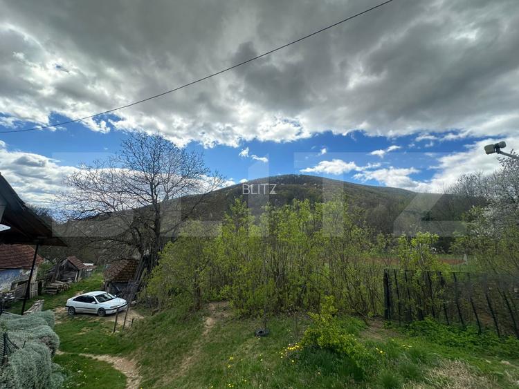 Casă cu 2.2 ha teren, liniște totală, livadă, acces asfaltat