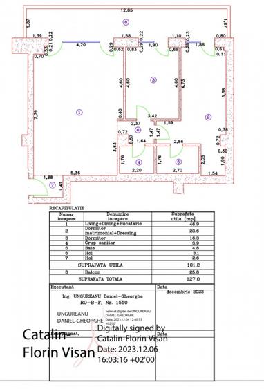 Apartament 3 camere Cortina 126 - 1