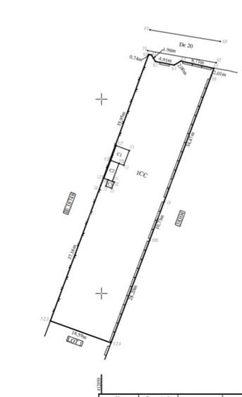 Teren utilități, 1.236 mp, 16.6 m deschidere, zona Cârcea - 5